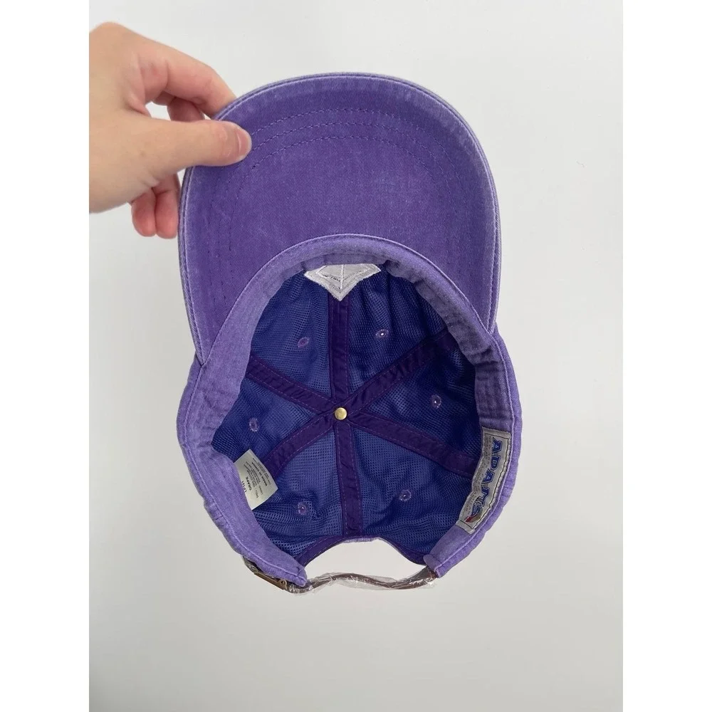 Adams‎ Purple Dad Hat Adjustable Strapback Cotton Baseball Cap